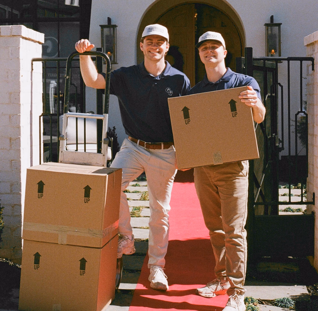 Good Guys Concierge Moving & Storage team loading a moving truck