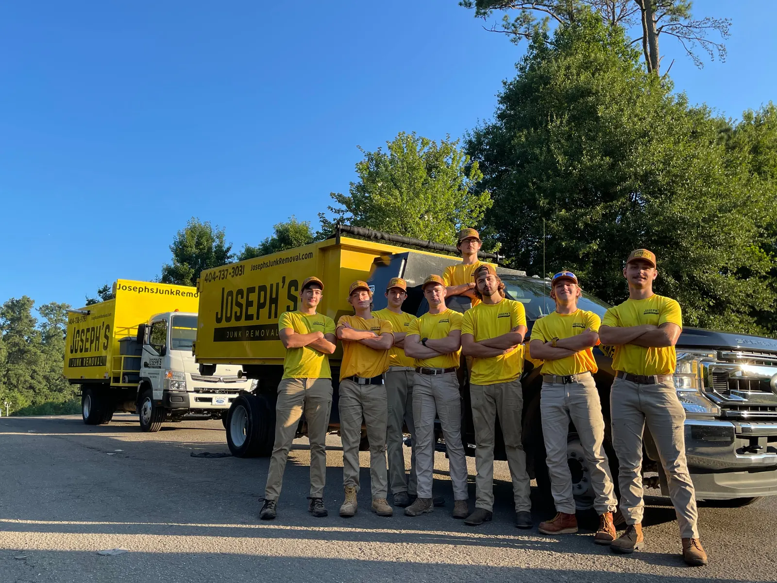The Joseph's Junk Removal team